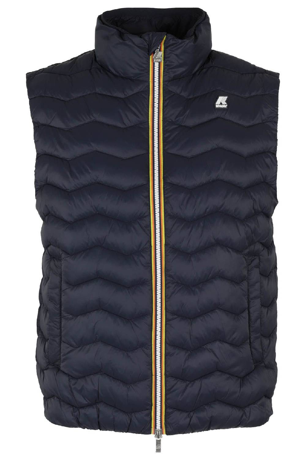 K-WAY Giubbotto Gilet Valen Blu Nuovi prodotti
