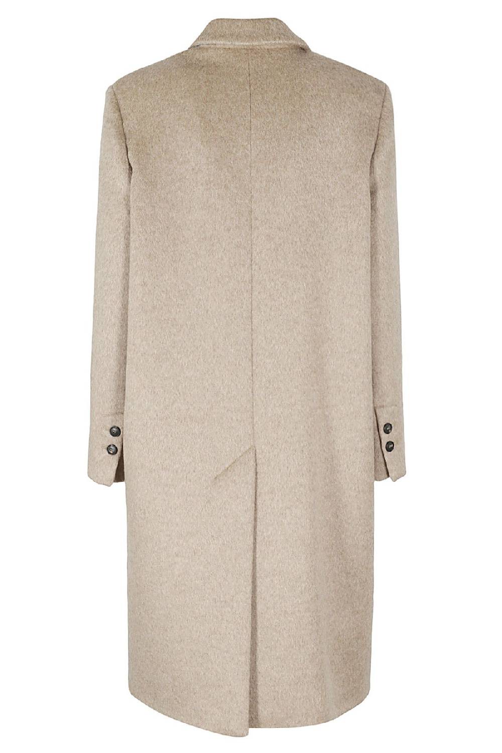 TELA Cappotto Doppiopetto Beige Offerta