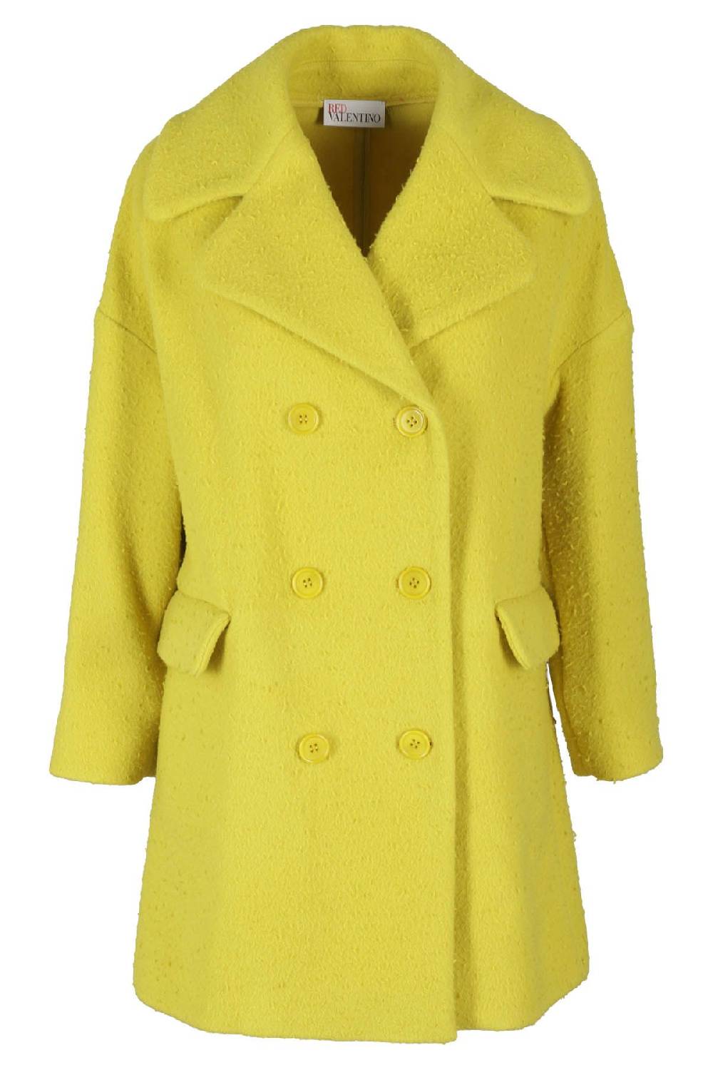 REDVALENTINO Cappotto Casentino Giallo Acido Saldi