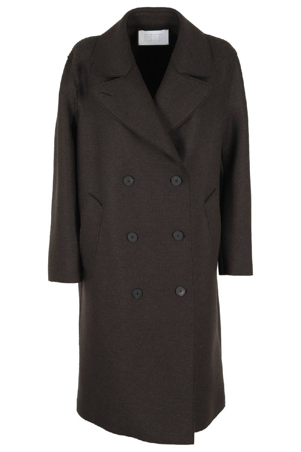 HARRIS WHARF LONDON Cappotto Sailor Dark Brown Vendita Calda