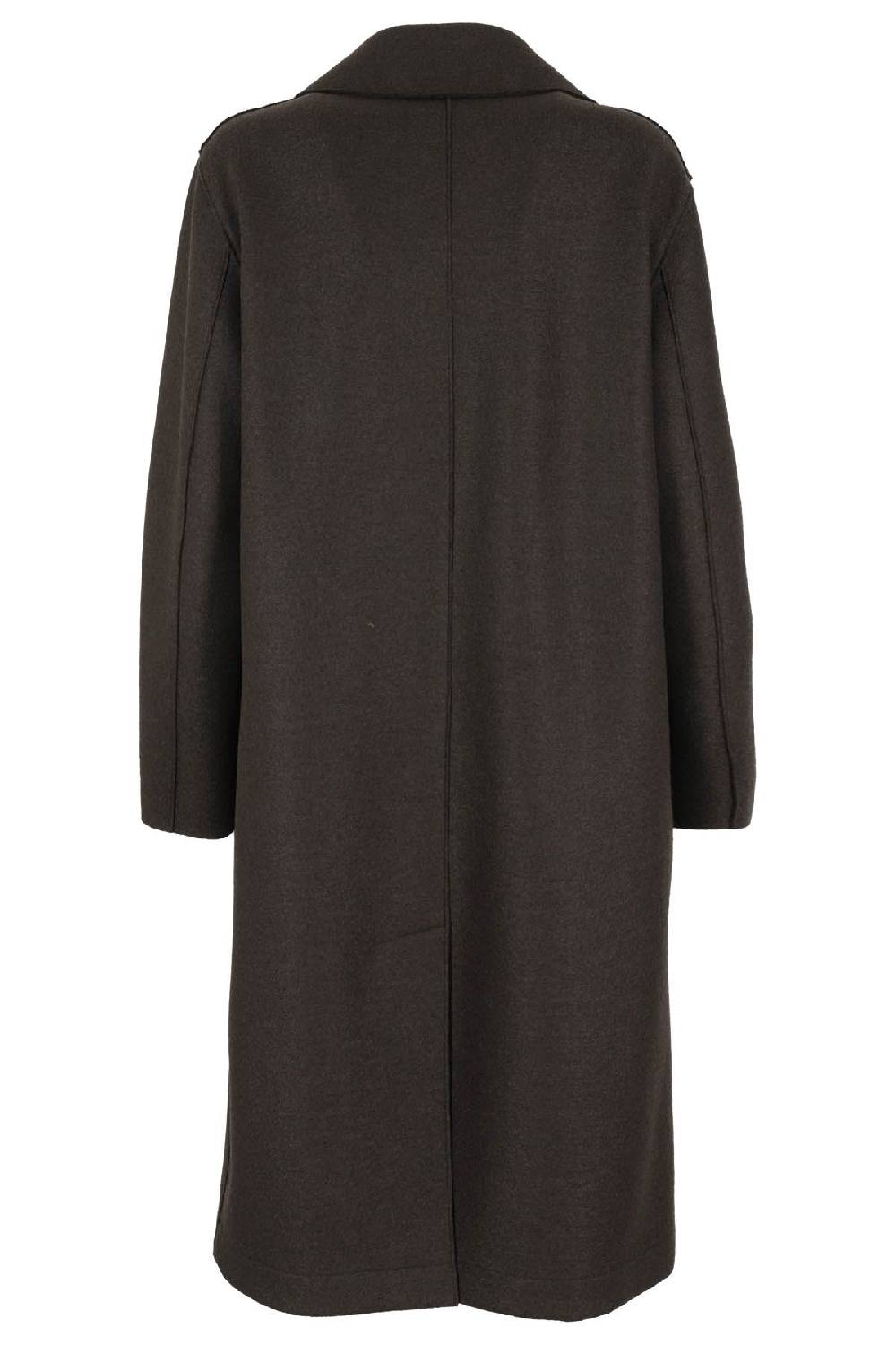 HARRIS WHARF LONDON Cappotto Sailor Dark Brown Vendita Calda
