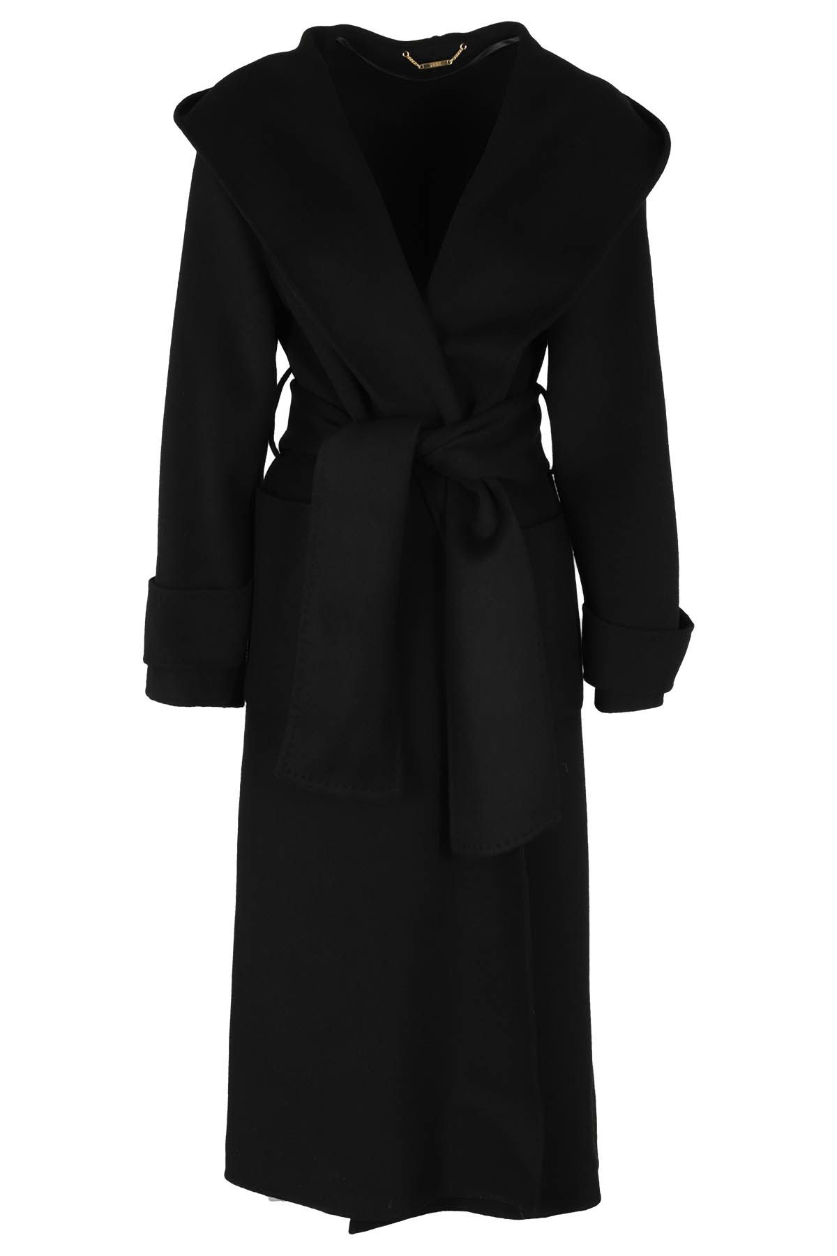 SEVENTY Cappotto Double Hand Nero In Saldo