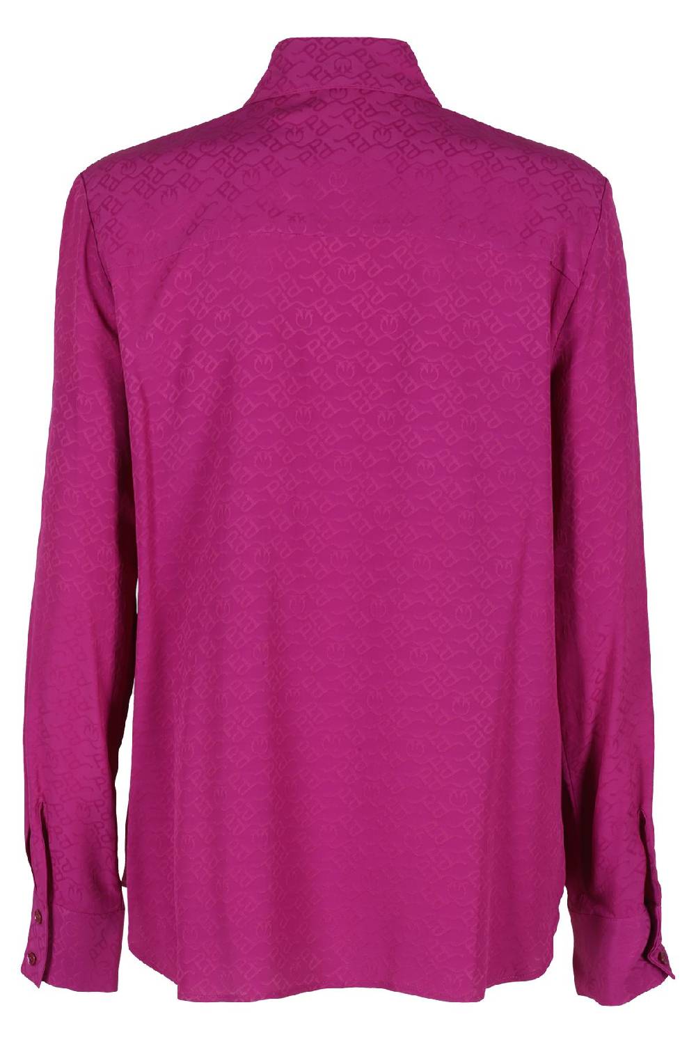PINKO Camicia Logo Viola Bouganville Offerta speciale