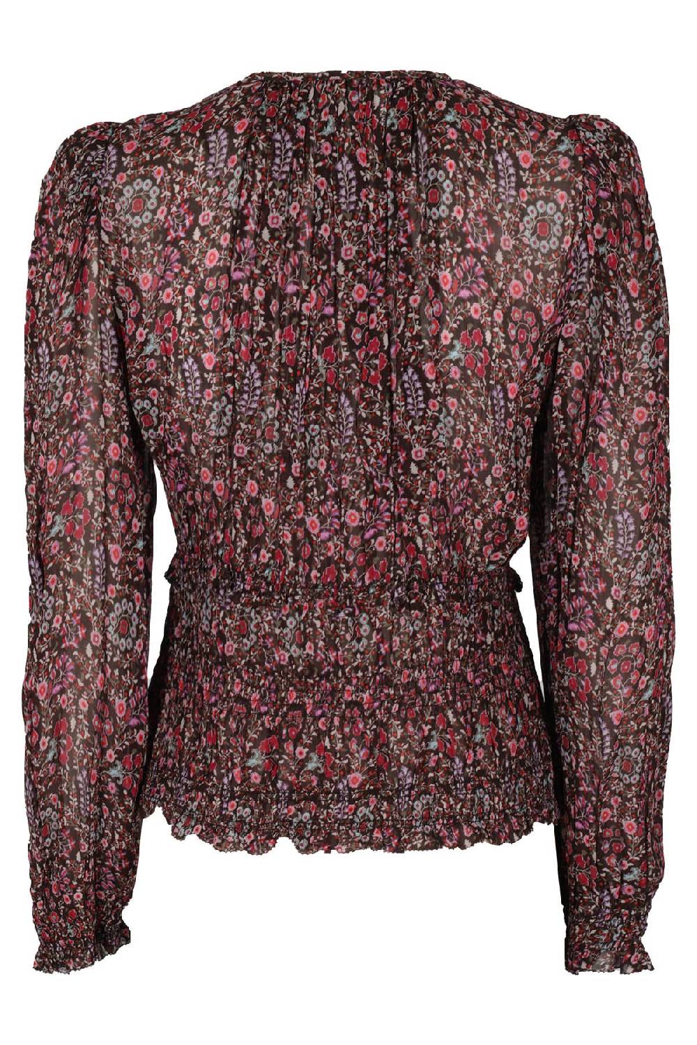 MARANT ETOILE Camicia Nibel Floreale Marrone Flash Sale