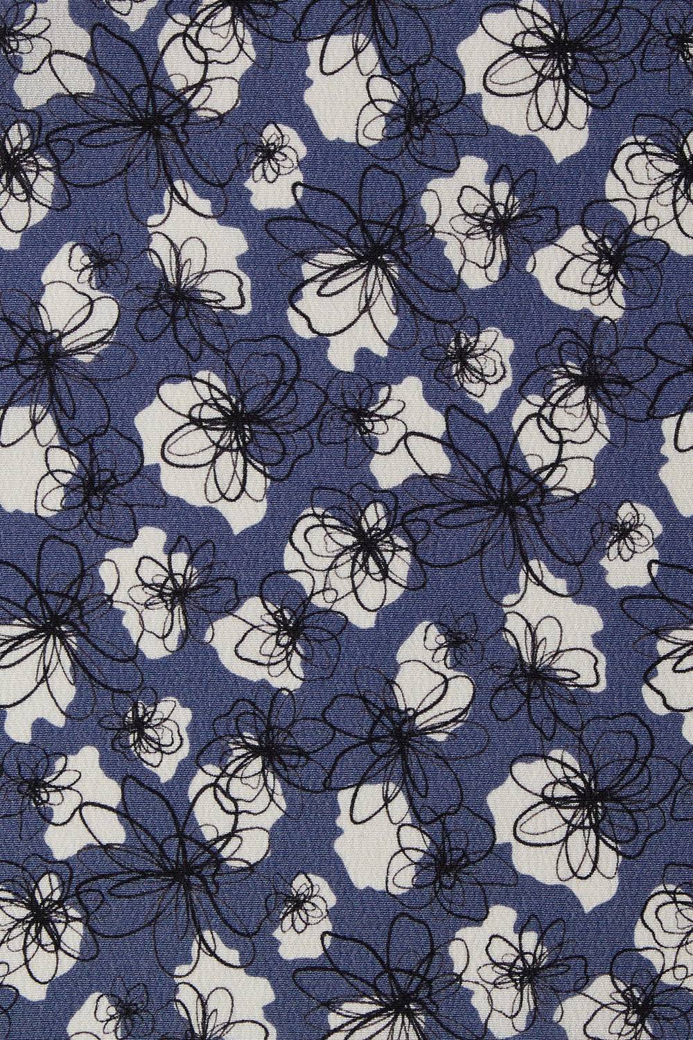 ﻿Piazza Sempione Abito con collo a foulard stampa fiori Spedizione Gratuita