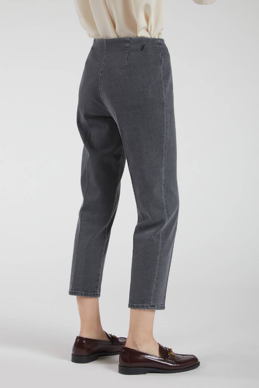 Piazza Sempione AUDREY Pantalone in denim nero In Vendita