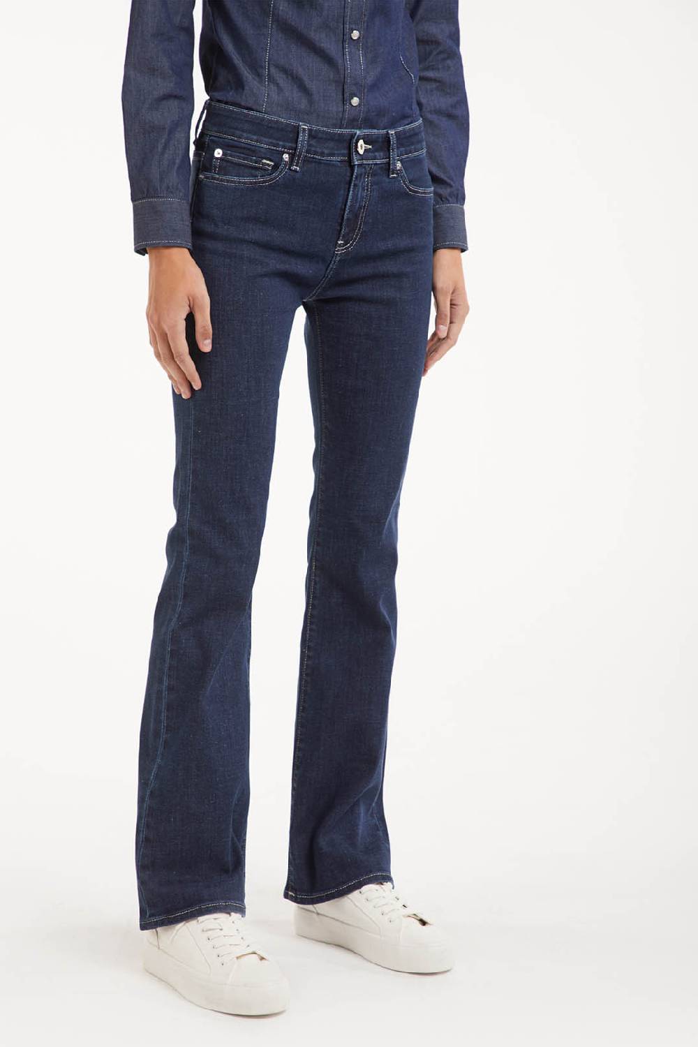 Piazza Sempione JENNIFER Pantalone in denim blu elasticizzato Vendite Flash
