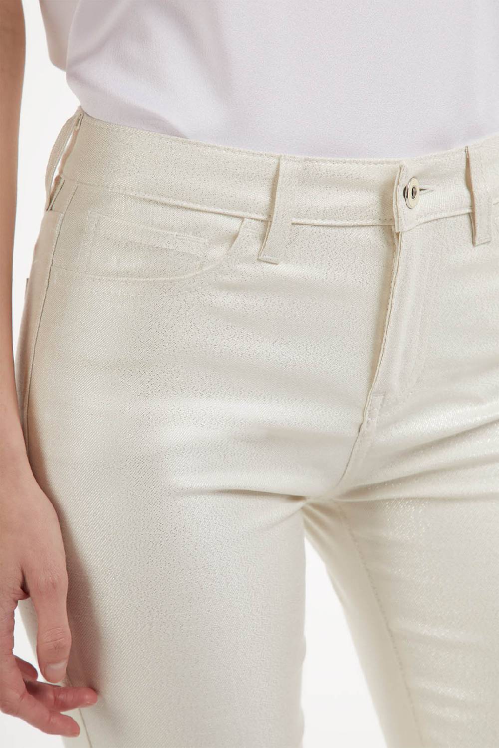 Piazza Sempione JENNIFER Pantalone bootcut effetto acqua Pezzi Unici