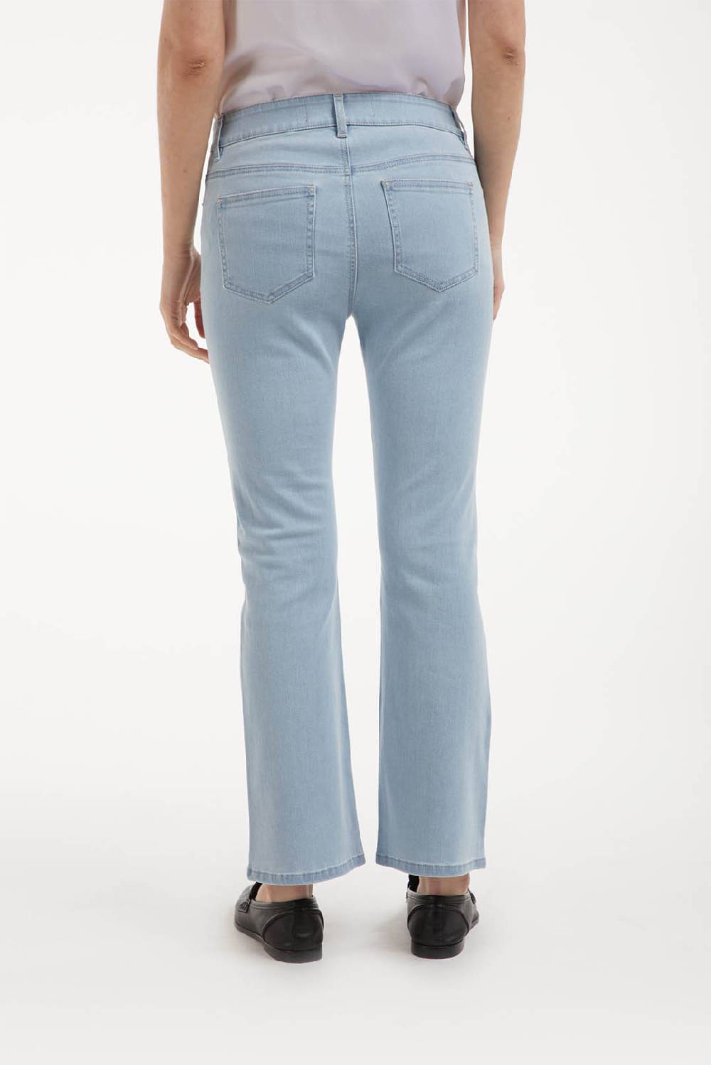 Piazza Sempione OLIVIA Pantalone in denim blu elasticizzato In Saldo