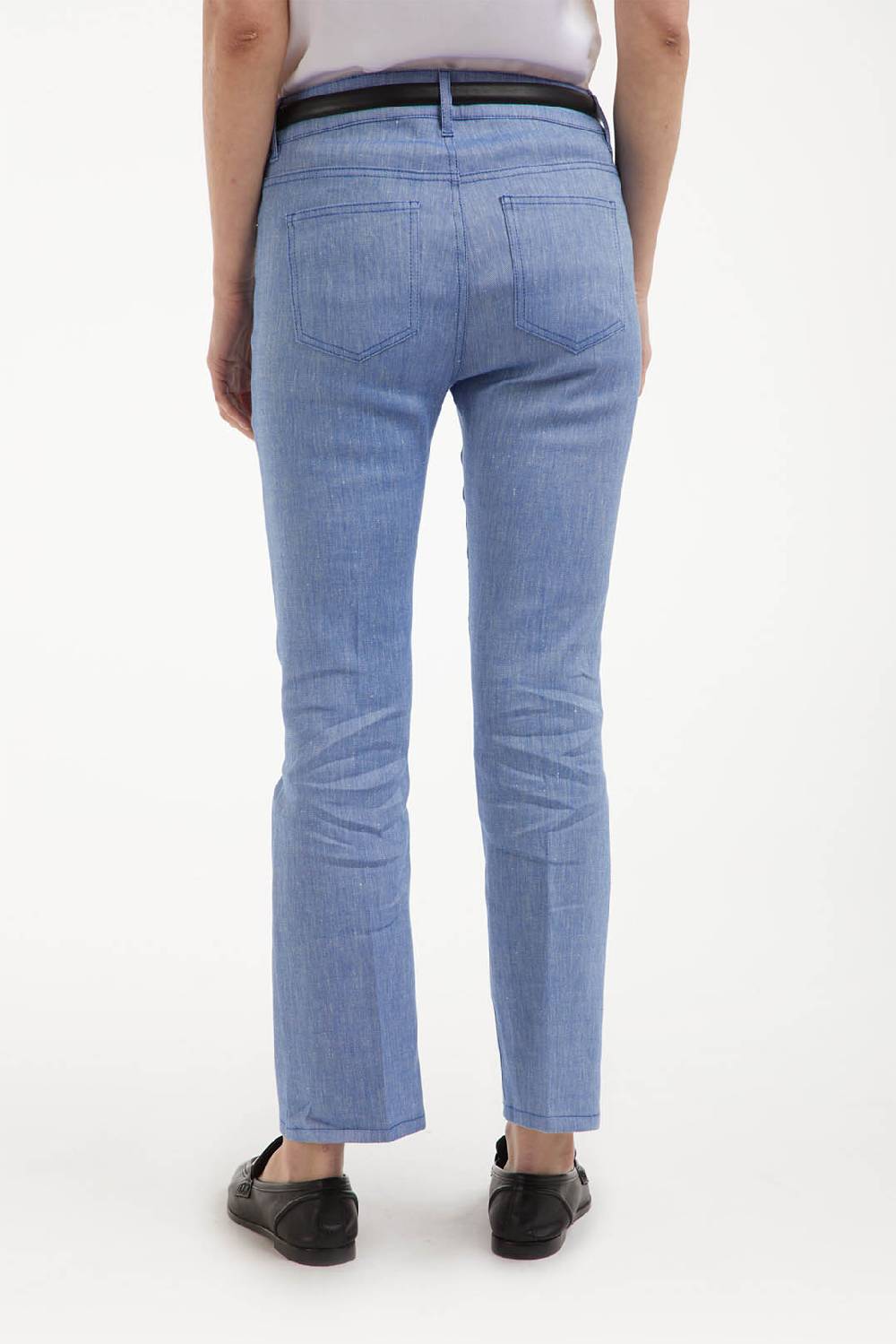 Piazza Sempione OLIVIA Pantalone 5 tasche effetto denim Nuova