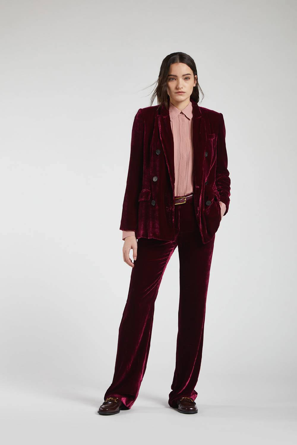 Piazza Sempione LUISA Pantalone in velluto pannè Fino Al -60%