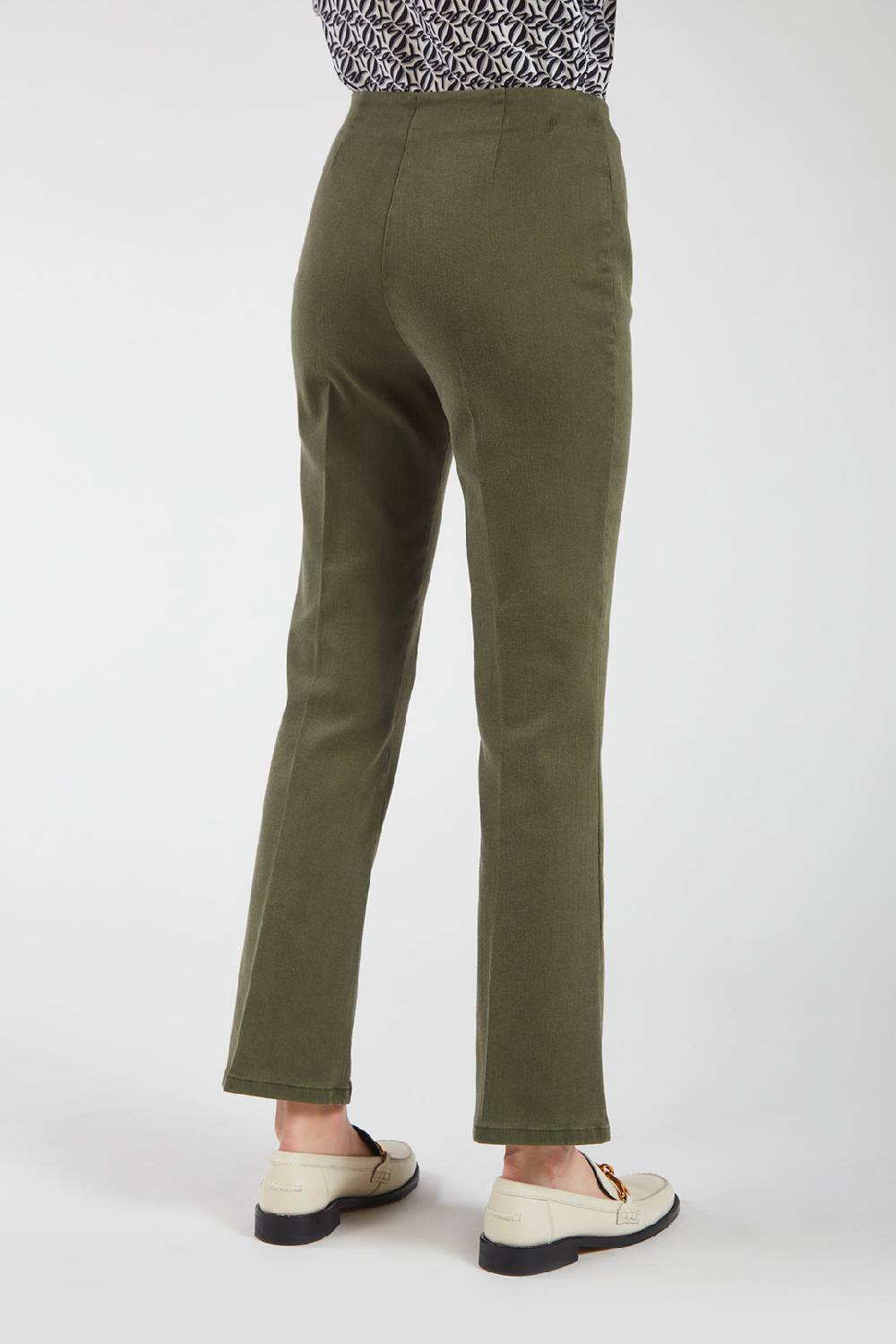 Piazza Sempione GRACE Pantalone cropped flare Prezzo Ridotto