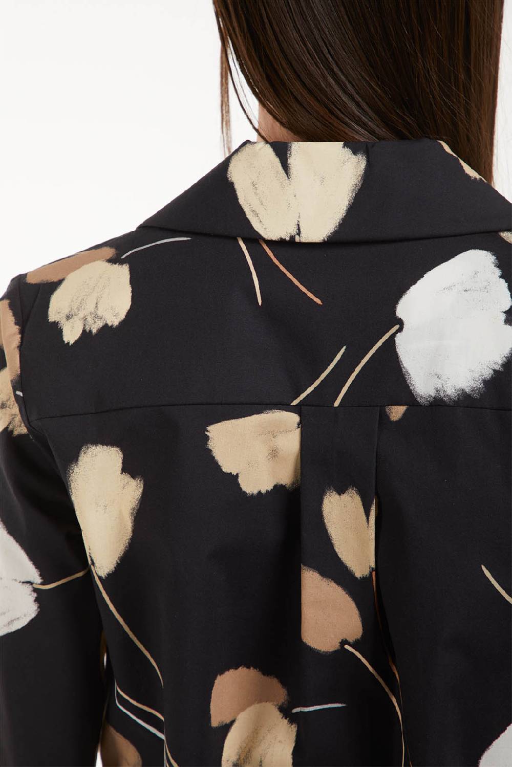 Piazza Sempione Camicia bowling con stampa a fiori In Linea