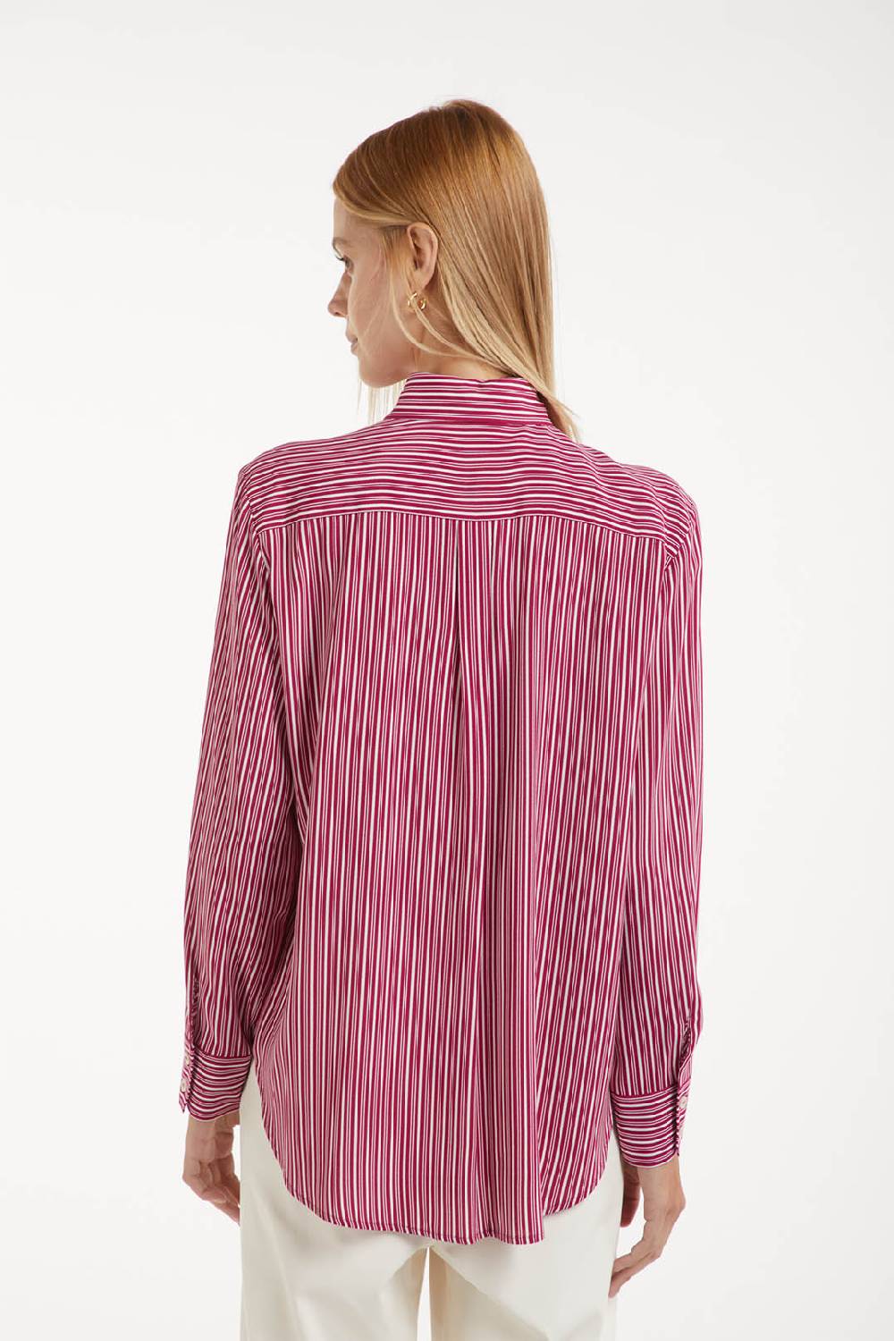 Piazza Sempione Camicia con stampa rigata Soddisfazione Garantita