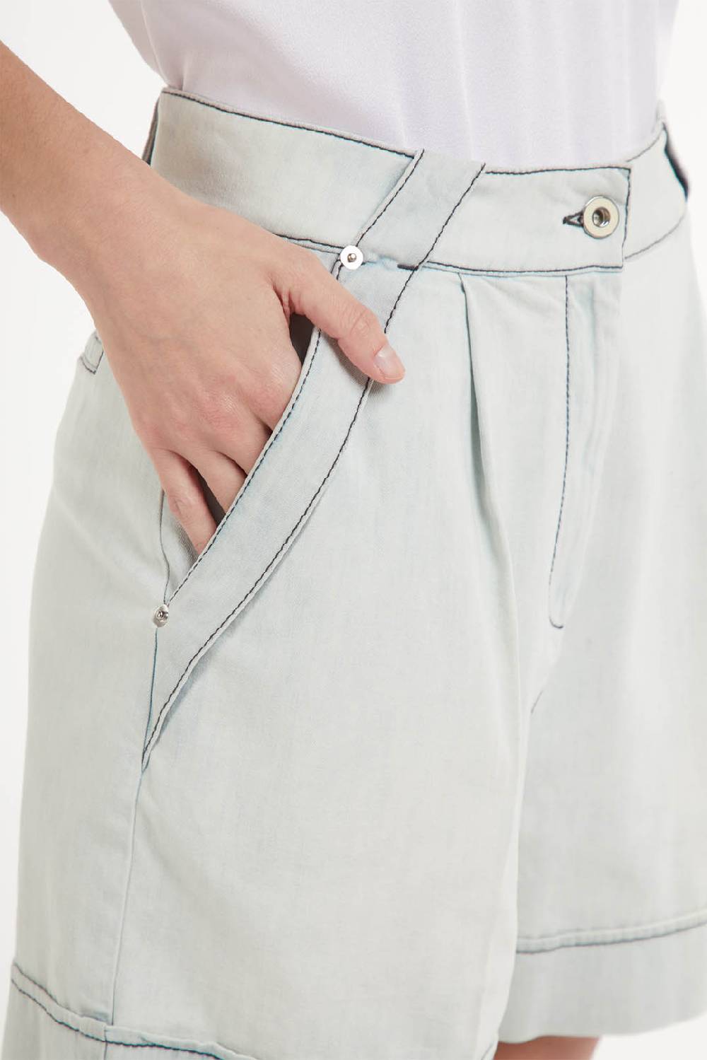 Piazza Sempione JULIA Bermuda in denim Promozione