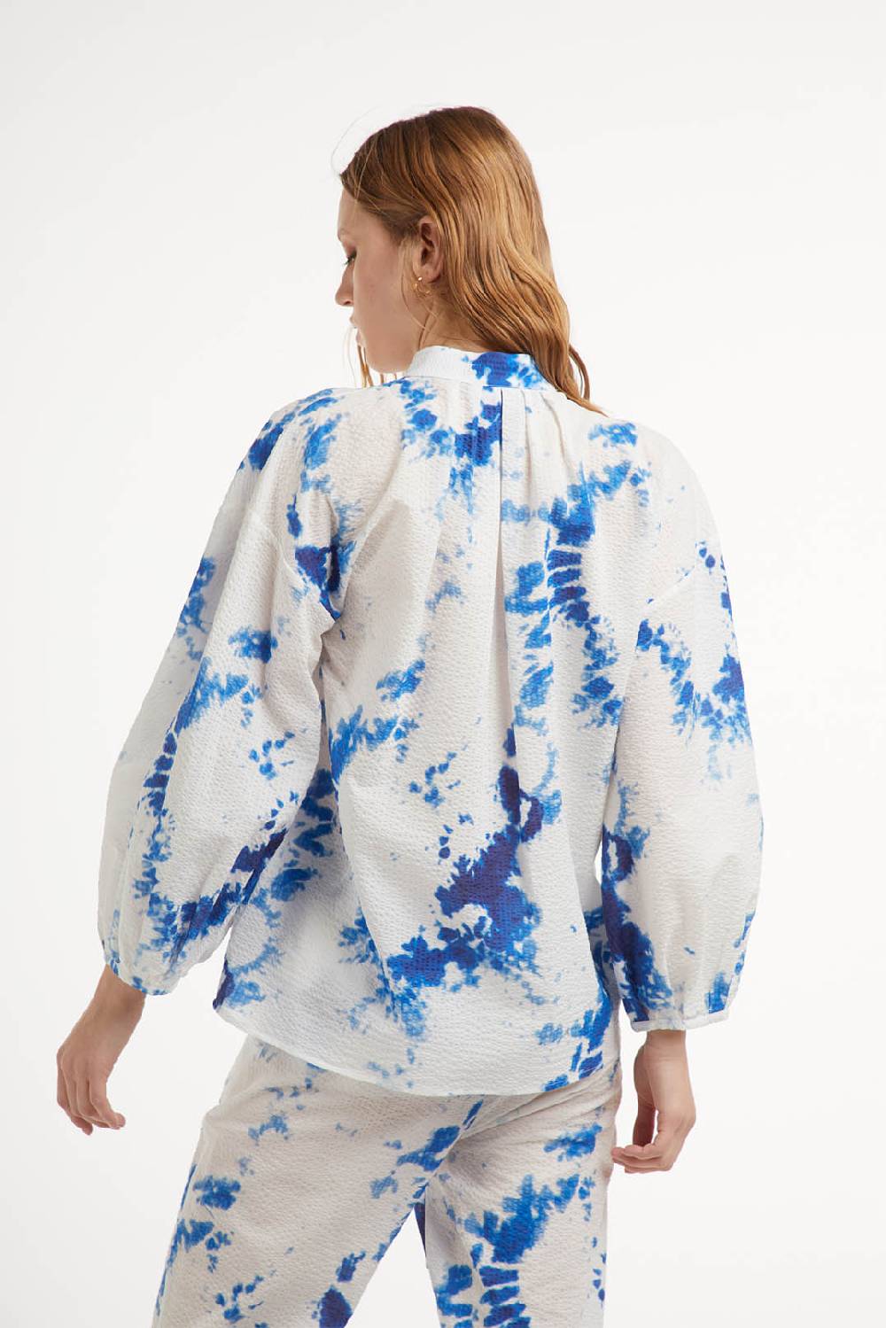 Piazza Sempione Camicia con stampa tie dye Presa