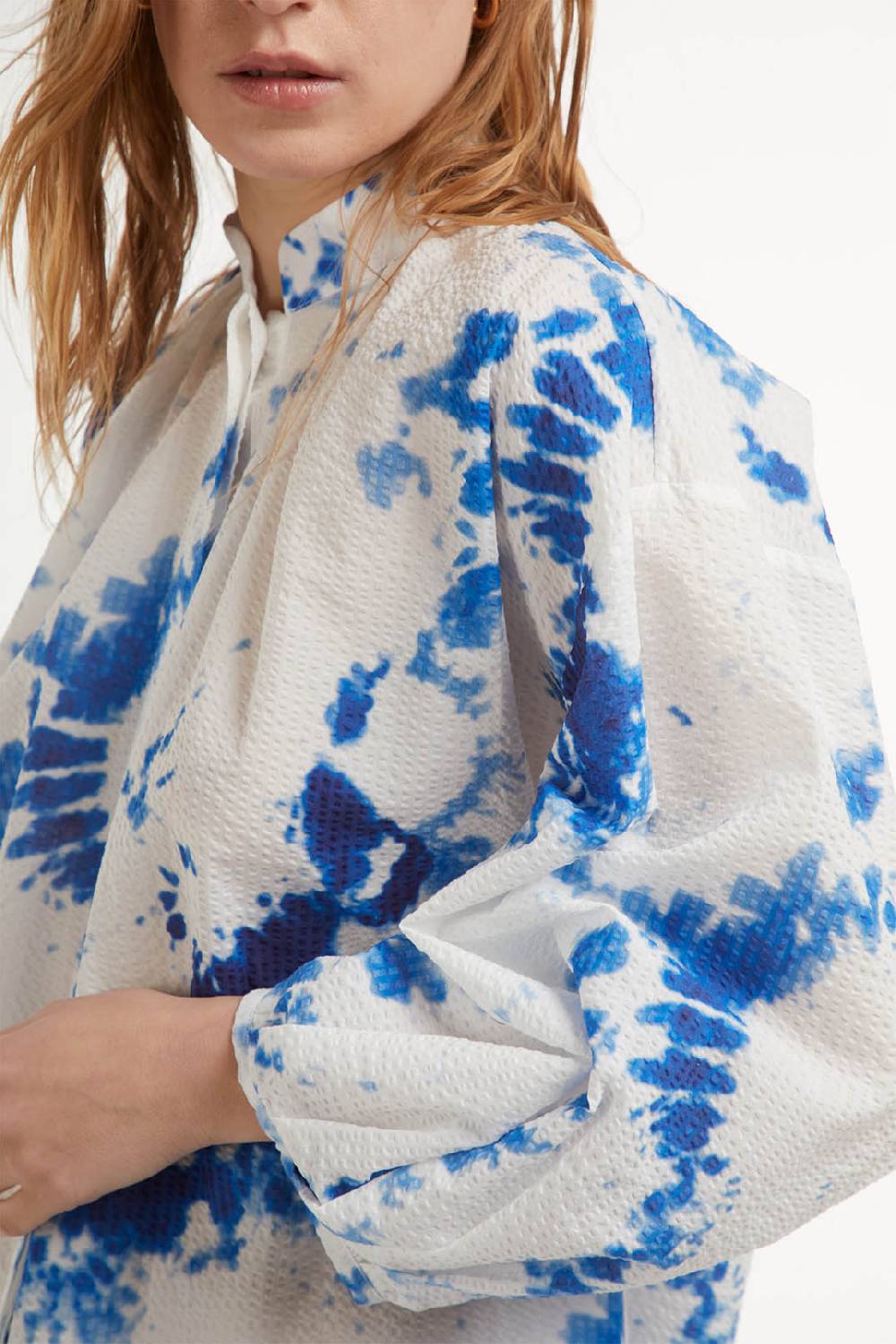 Piazza Sempione Camicia con stampa tie dye Presa