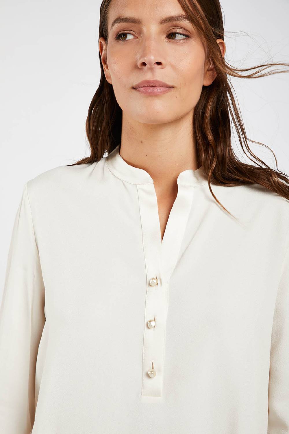 Piazza Sempione Camicia in cady enver satin Nuovo