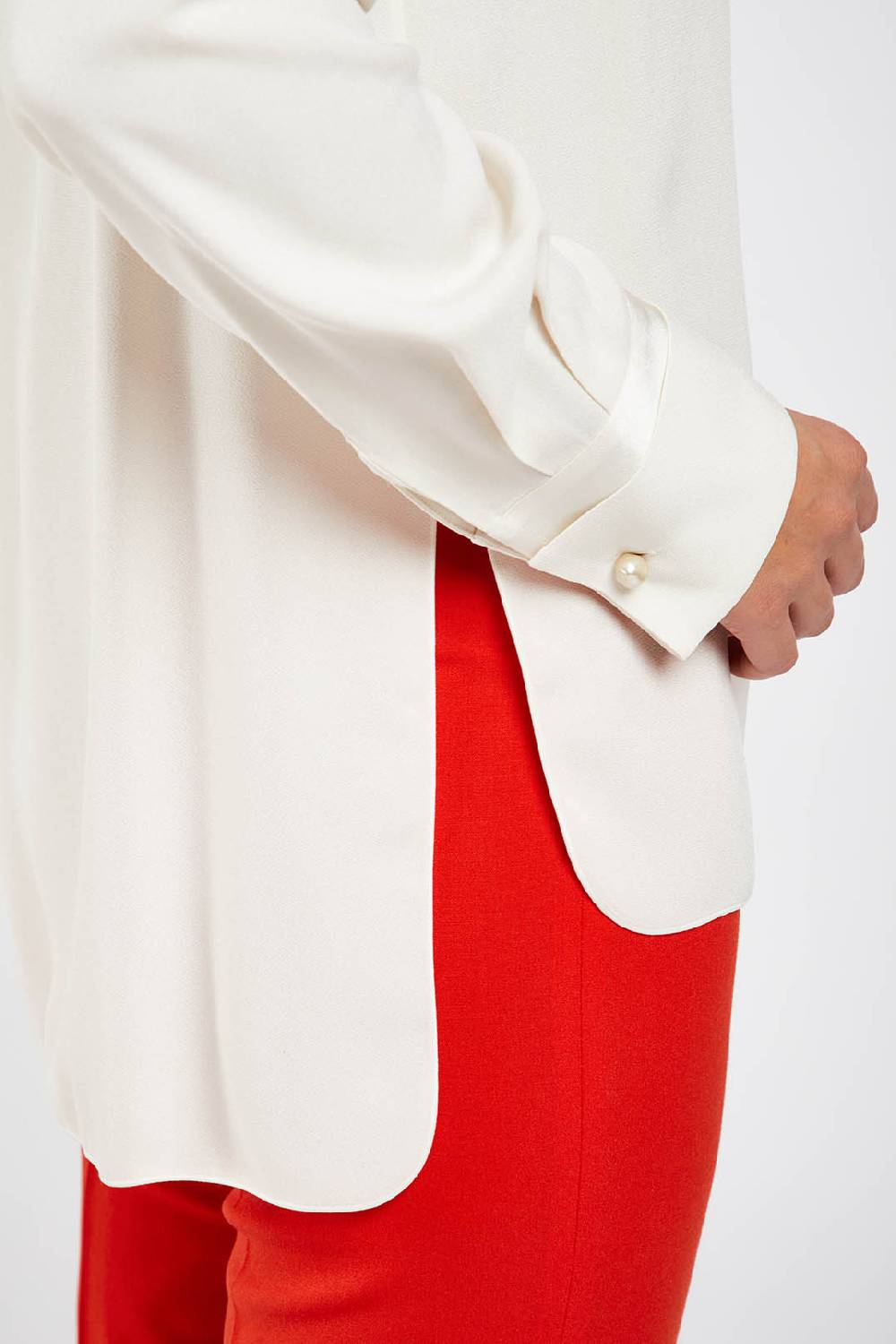 Piazza Sempione Camicia in cady enver satin Nuovo