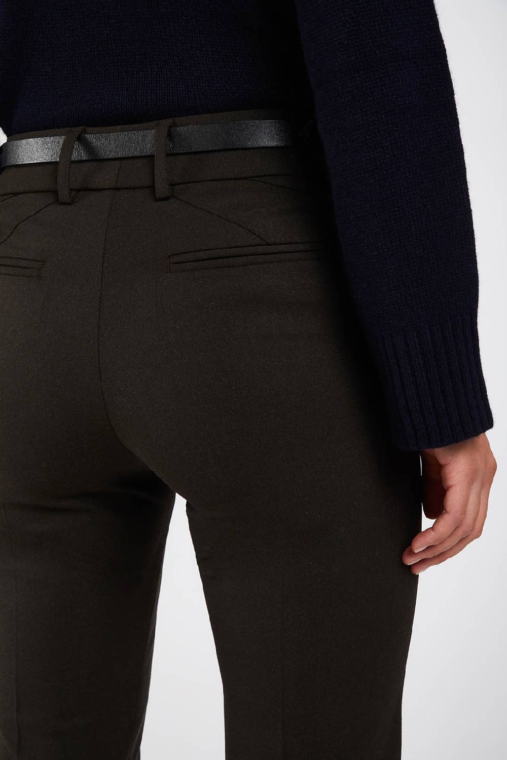 Piazza Sempione KIM Tela compatta di lana bielastica Outlet
