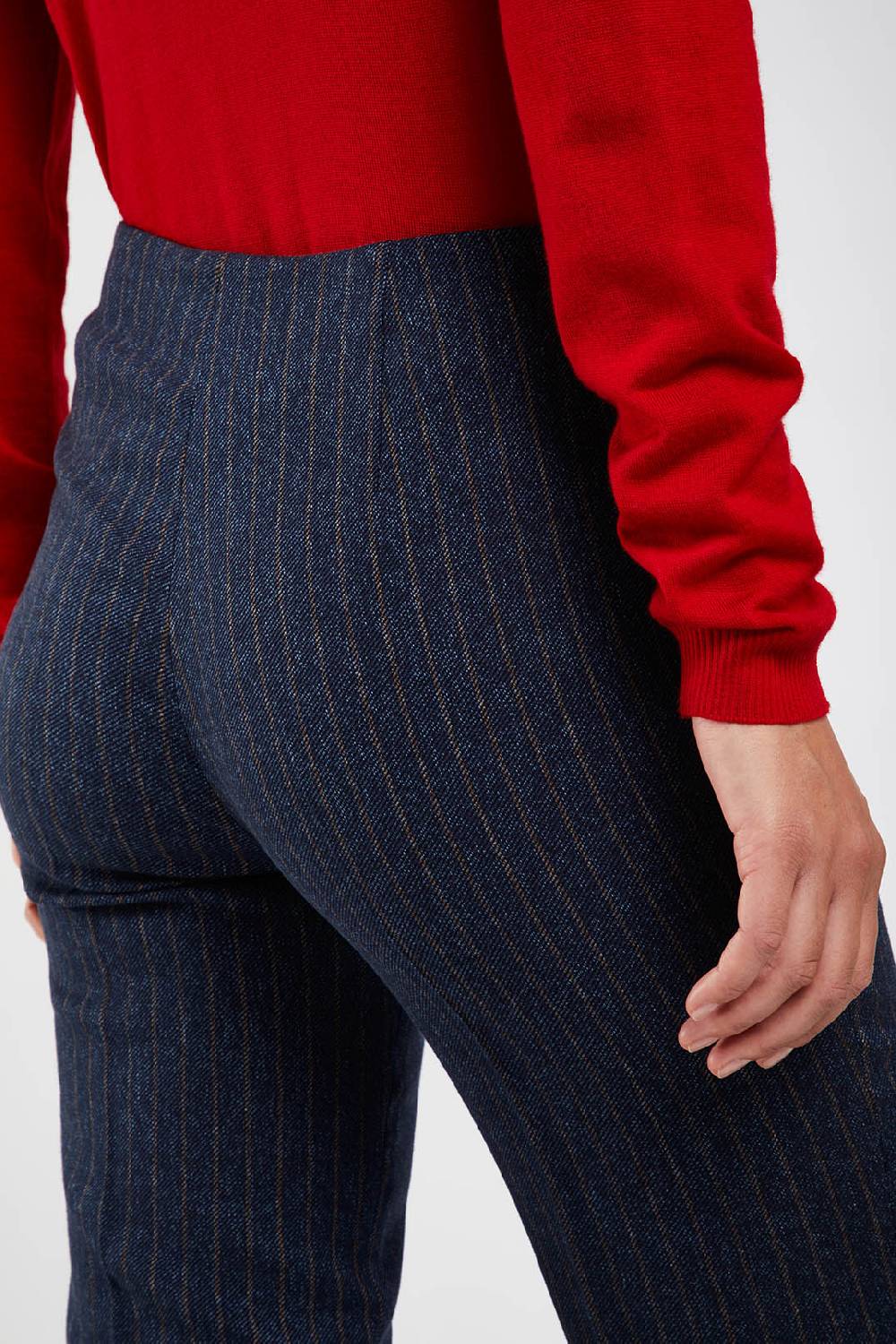 Piazza Sempione AUDREY Stretch cover twill gessato Vendite Flash