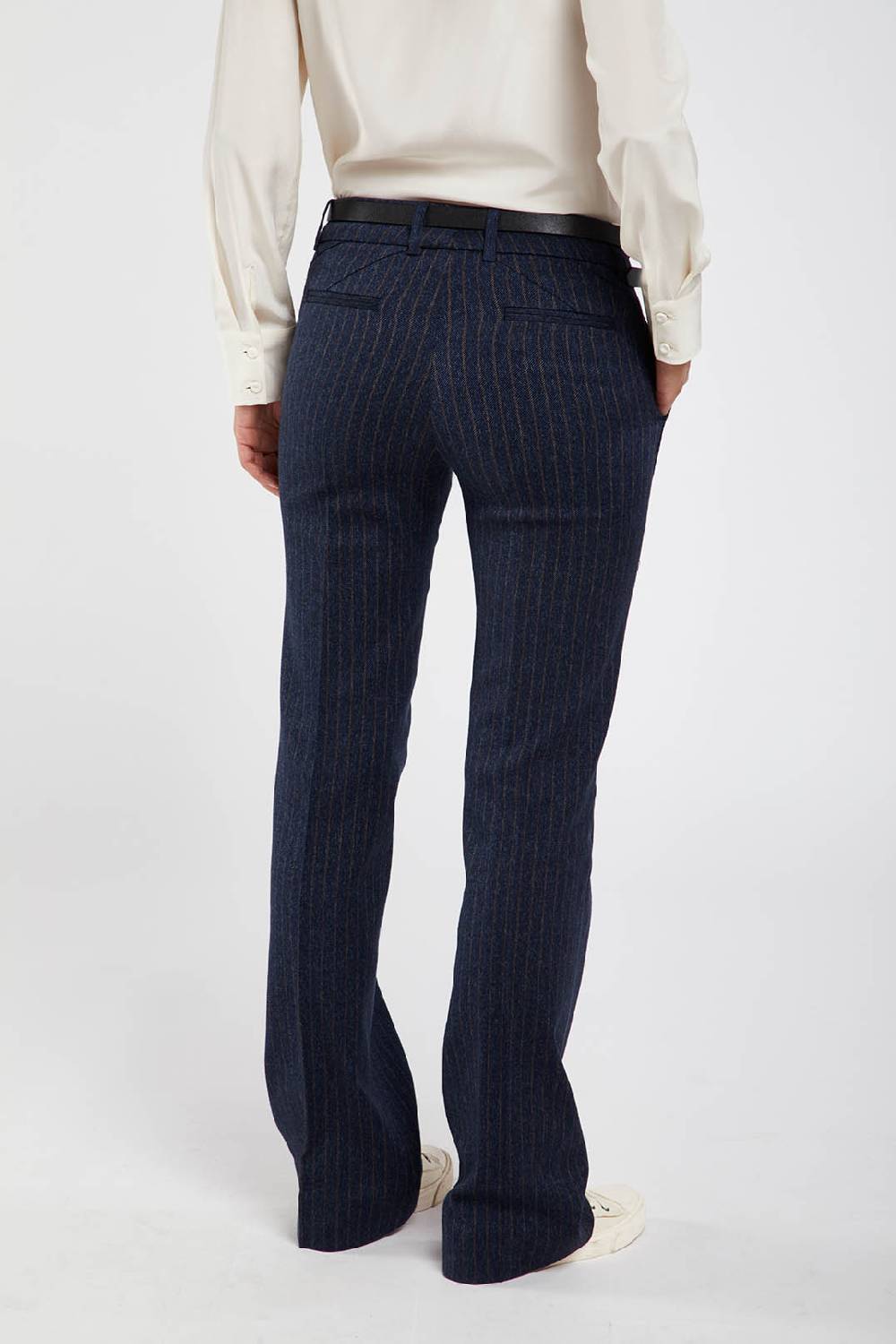 Piazza Sempione LUISA LUISA in stretch cover twill gessato Italia