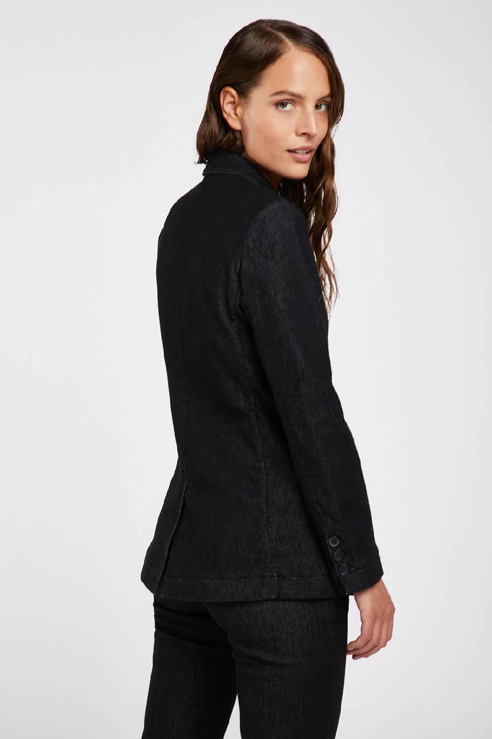 Piazza Sempione Giacca monopetto in denim lavato Fino al 50% di sconto
