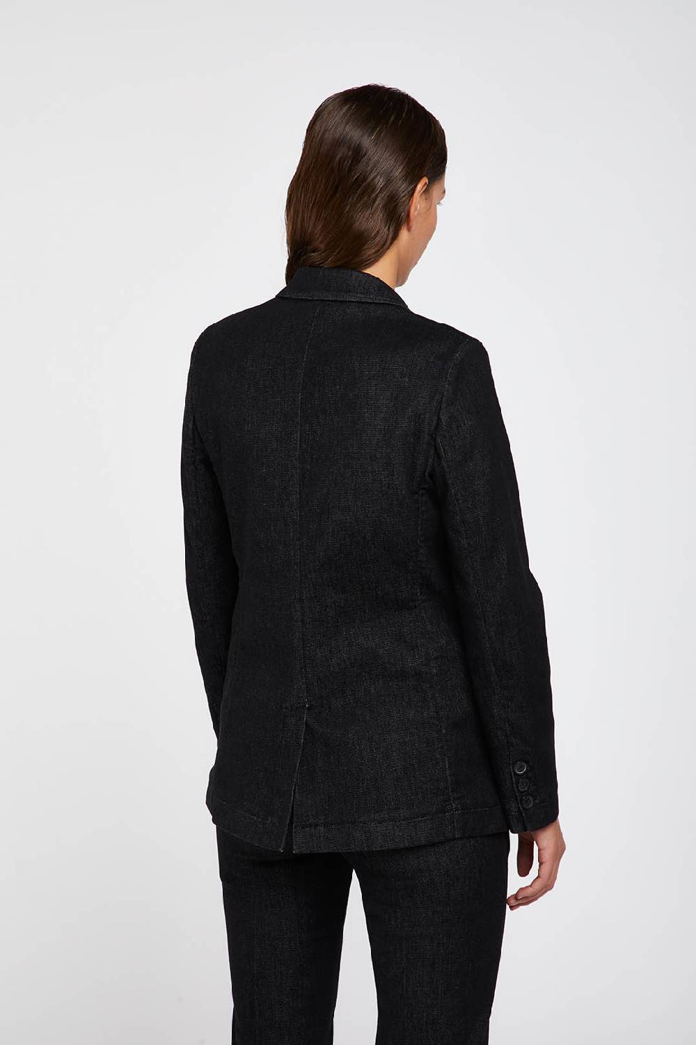 Piazza Sempione Giacca monopetto in denim lavato Fino al 50% di sconto