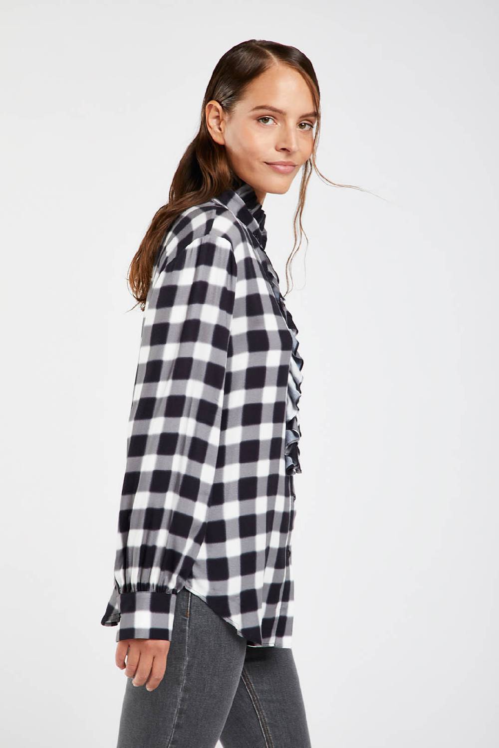 Piazza Sempione Camicia con stampa sfumata damier Fino al 55% di sconto
