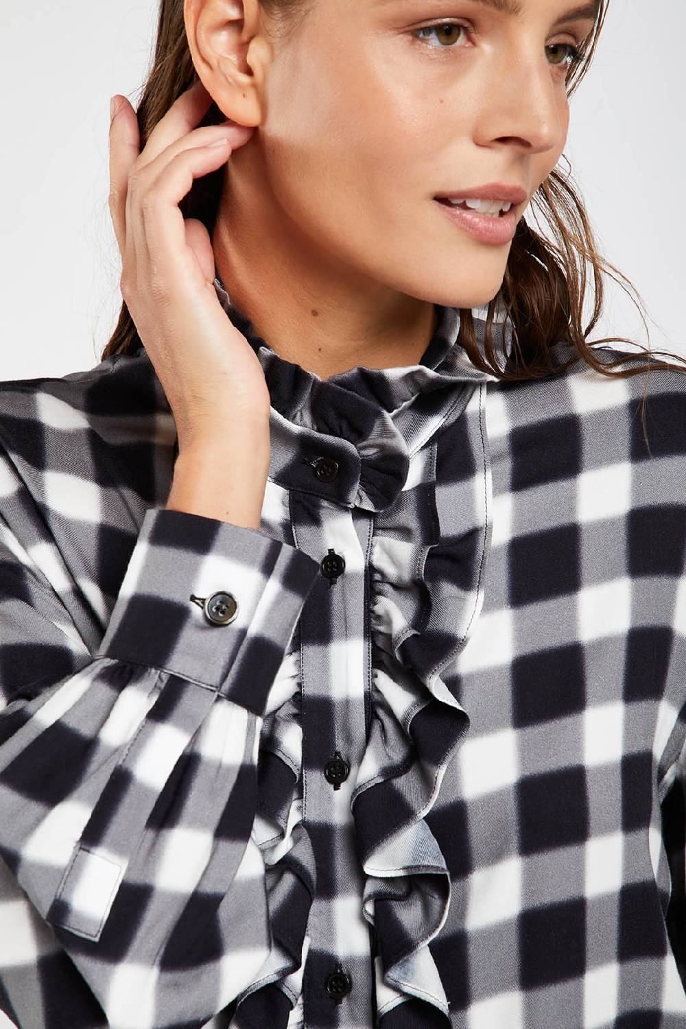 Piazza Sempione Camicia con stampa sfumata damier Fino al 55% di sconto