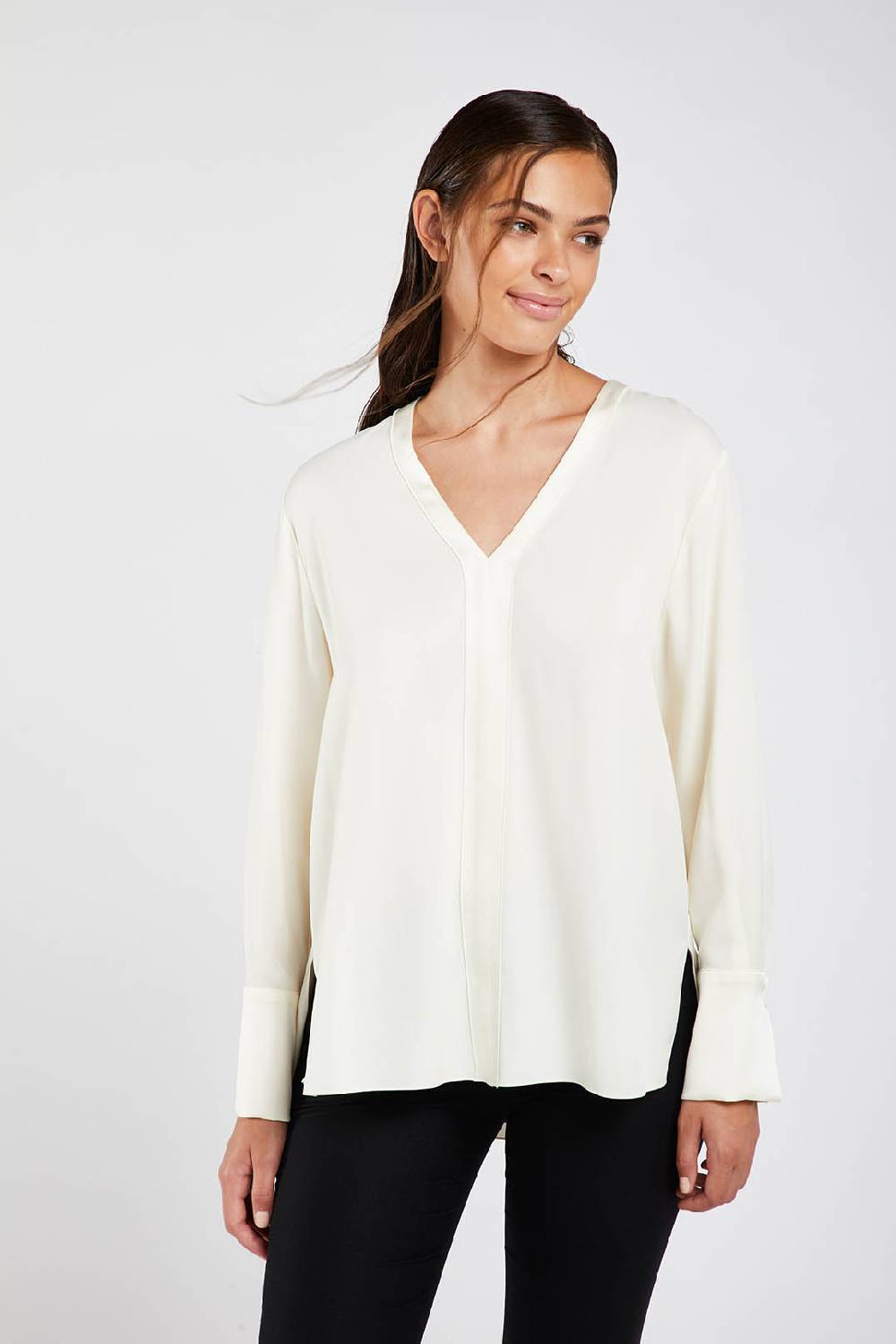 Piazza Sempione Camicia in cady enver satin In vendita
