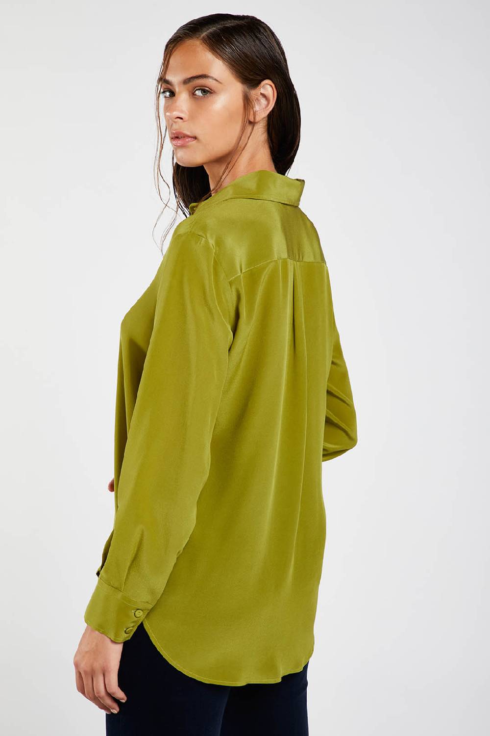 Piazza Sempione Camicia uomo in crepe de chine di seta 2025