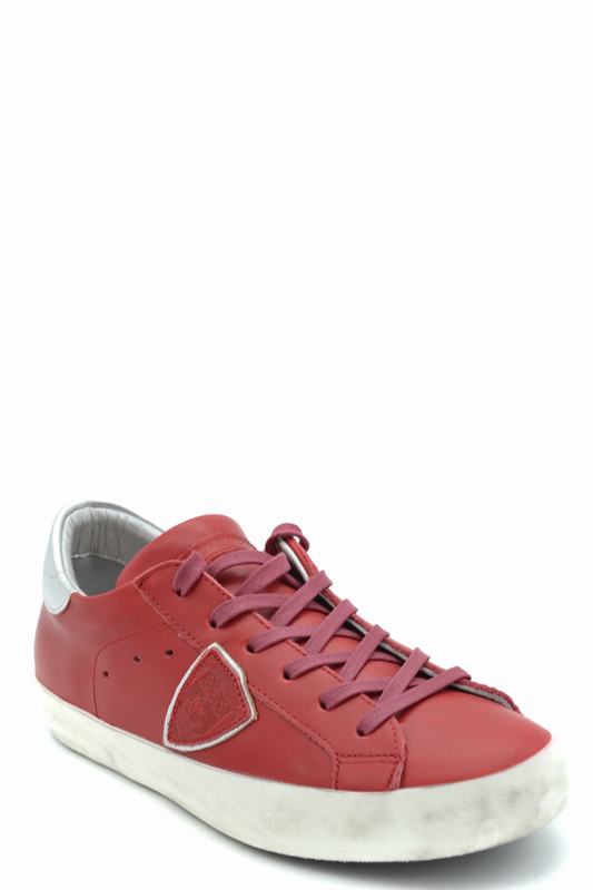 Philippe Model Sneakers Codice prodotto: CLLD V038 PARIS VEAU ROUGE ARGENT Cyber Monday