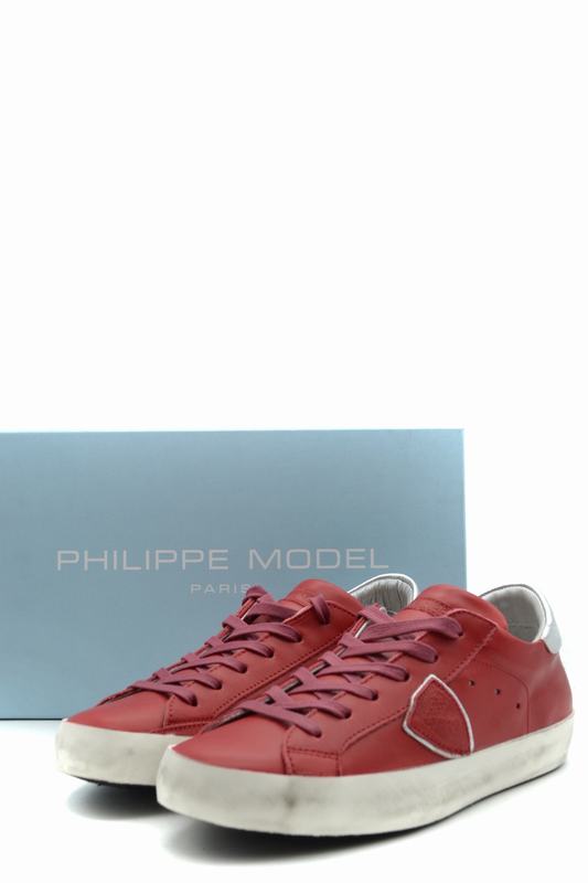 Philippe Model Sneakers Codice prodotto: CLLD V038 PARIS VEAU ROUGE ARGENT Cyber Monday