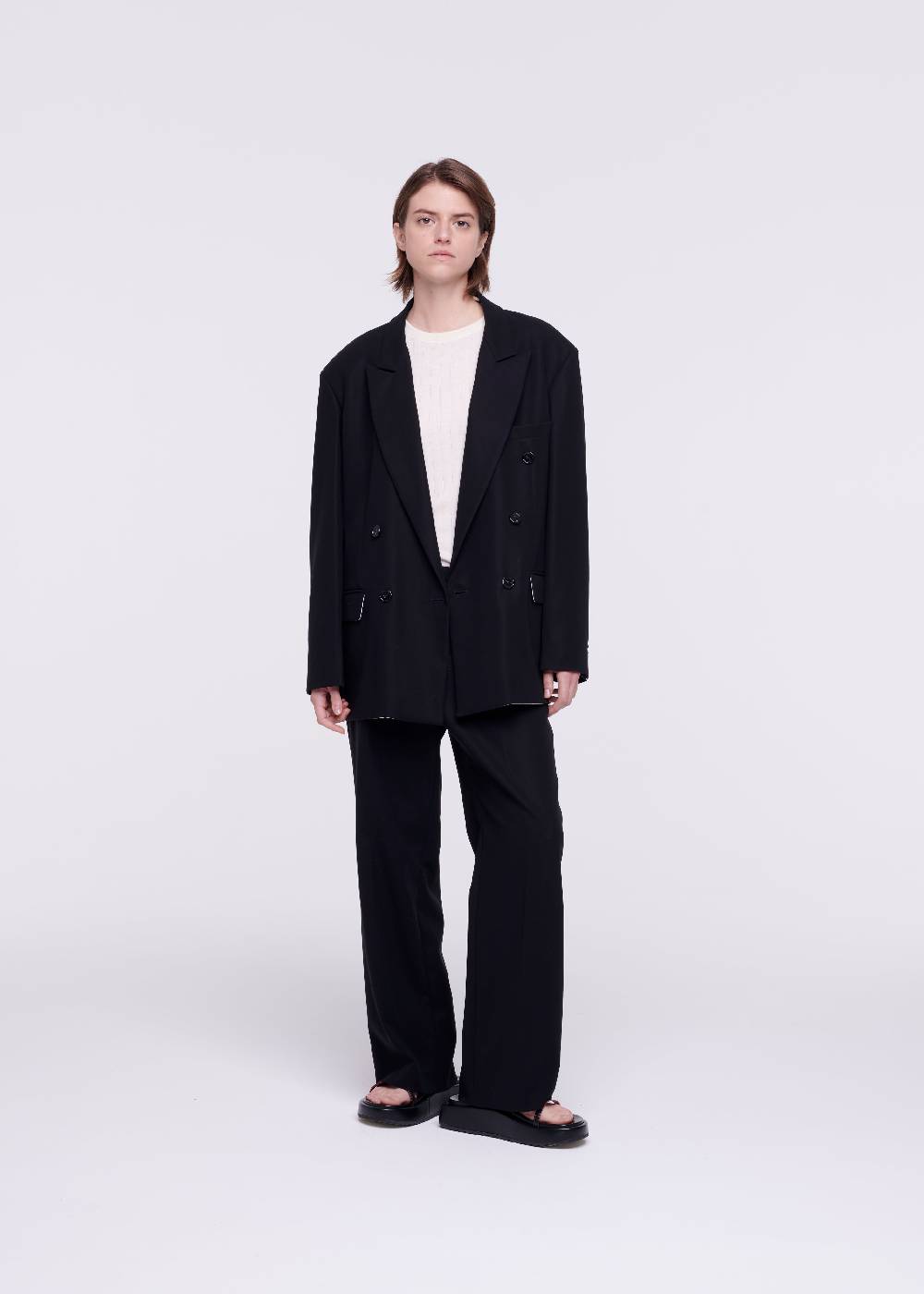 Plan C BLAZER DOPPIOPETTO IN CRÊPE DI COTONE Fino al 65% di sconto