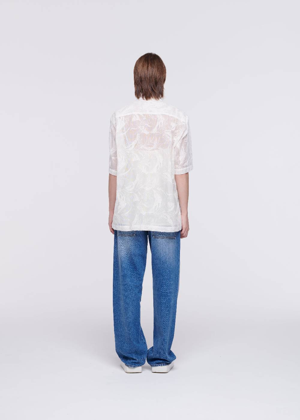 Plan C CAMICIA IN COTONE RICAMATA A FIORI Discount Store per i nuovi prodotti