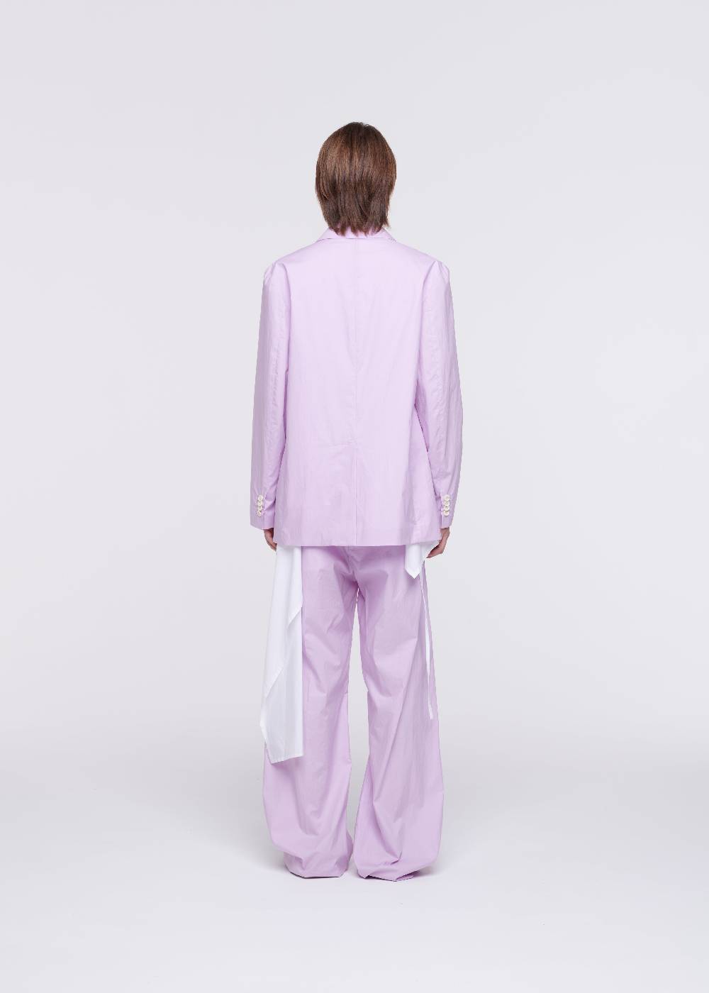 Plan C BLAZER LILLA IN COTONE Enormi sconti