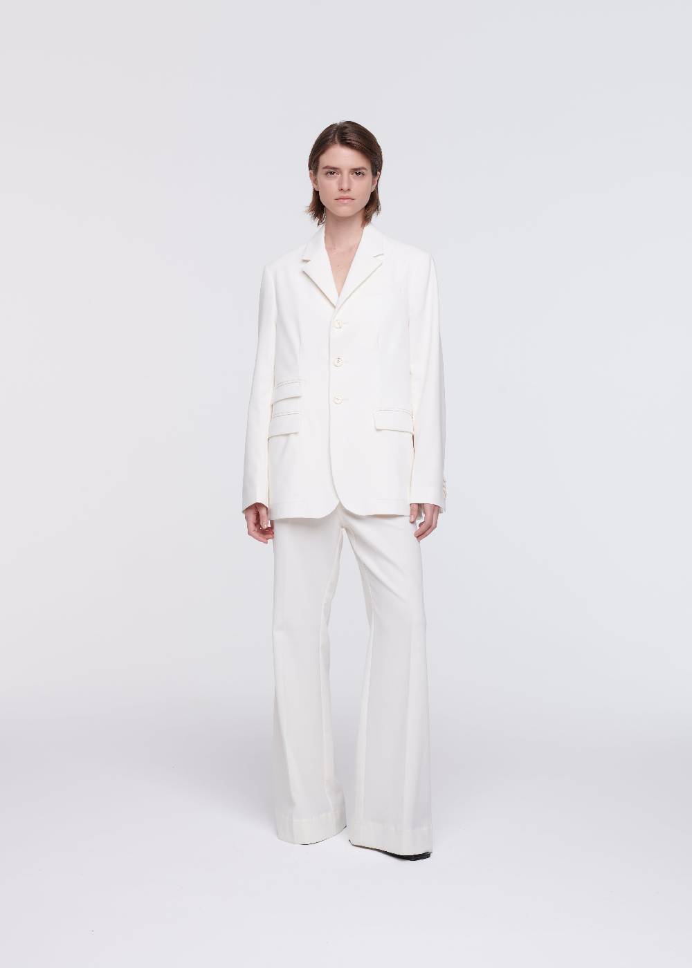 Plan C BLAZER COLOR BURRO IN CRÊPE DI COTONE 50% di sconto con spedizione gratuita