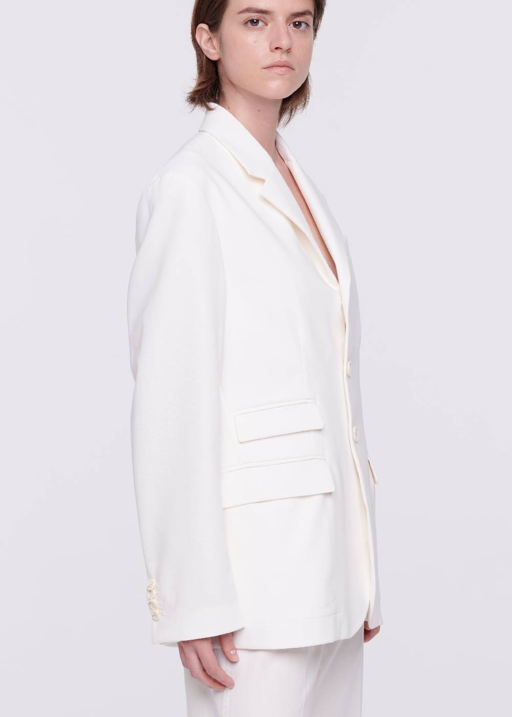 Plan C BLAZER COLOR BURRO IN CRÊPE DI COTONE 50% di sconto con spedizione gratuita