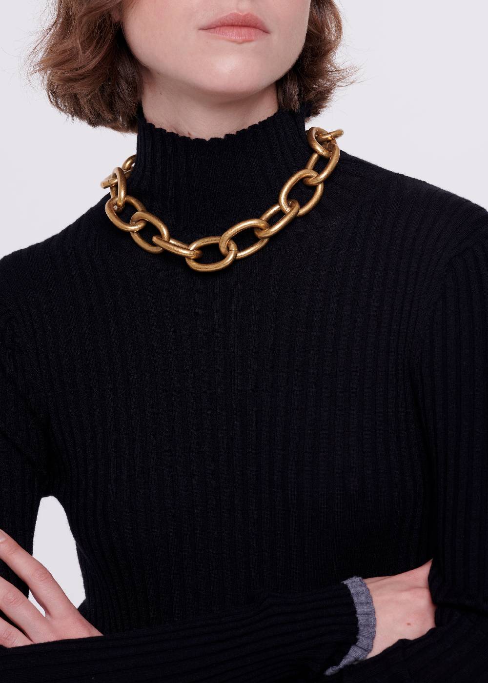 Plan C COLLANA CHUNKY DORATA A CATENA Affare Del Giorno