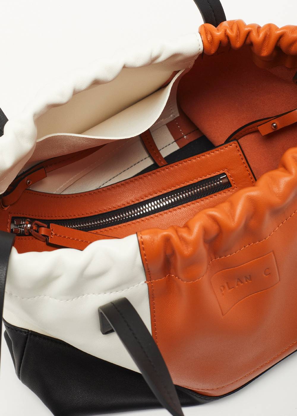 Plan C BORSA PICCOLA IN PELLE CON COULISSE Vendite Flash