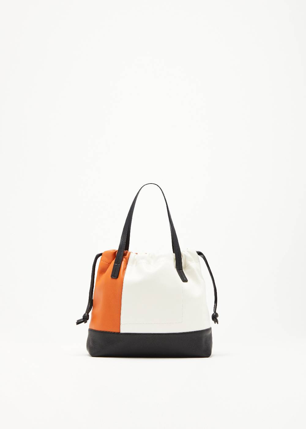 Plan C BORSA PICCOLA IN PELLE CON COULISSE Vendite Flash