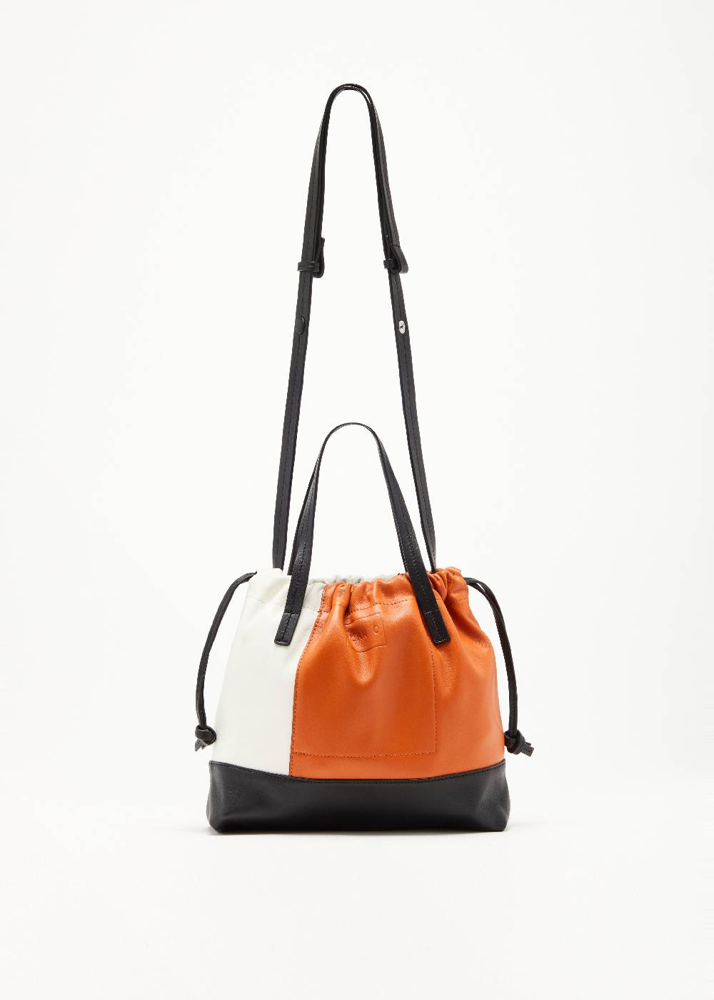 Plan C BORSA PICCOLA IN PELLE CON COULISSE Vendite Flash