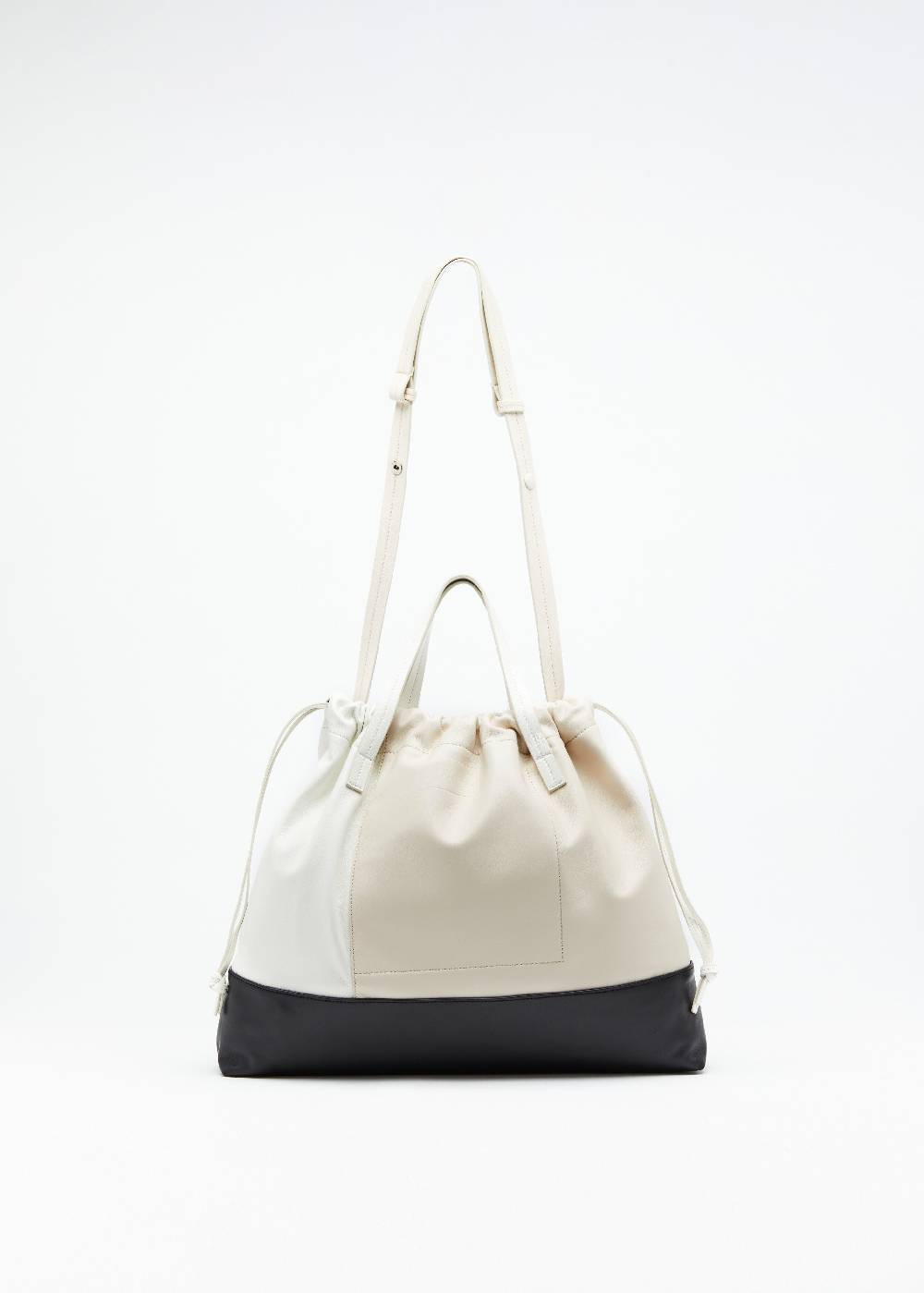 Plan C BORSA CON COULISSE IN NAPPA COLOR BLOCK Negozio