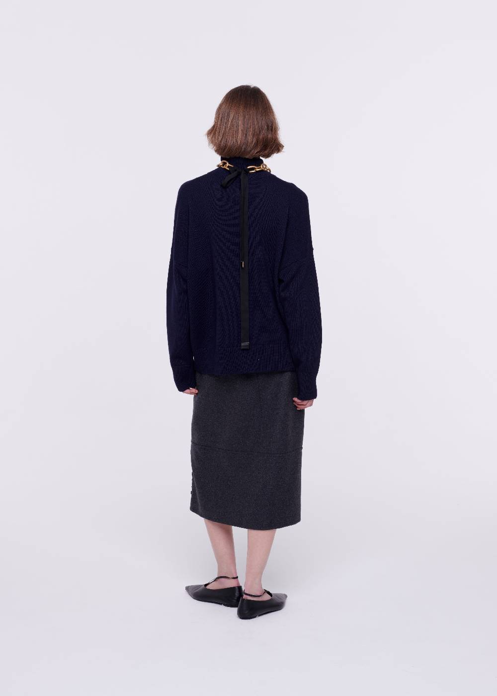 Plan C DOLCEVITA BLU IN LANA MERINO Offerta speciale
