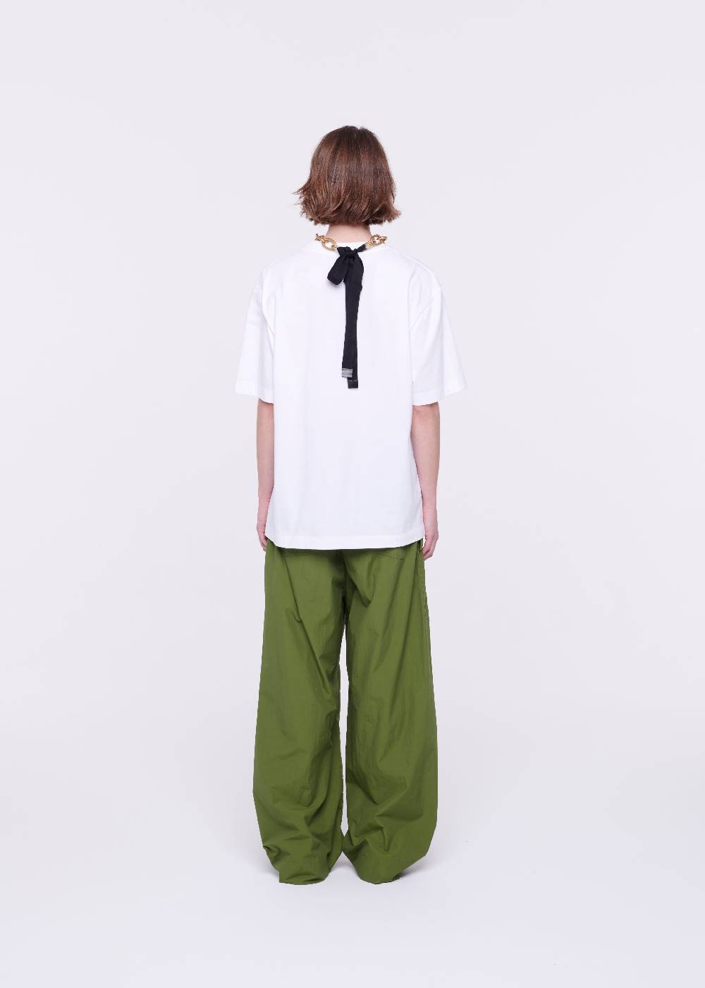 Plan C T-SHIRT BIANCA IN COTONE CON STAMPA Offerta temporanea