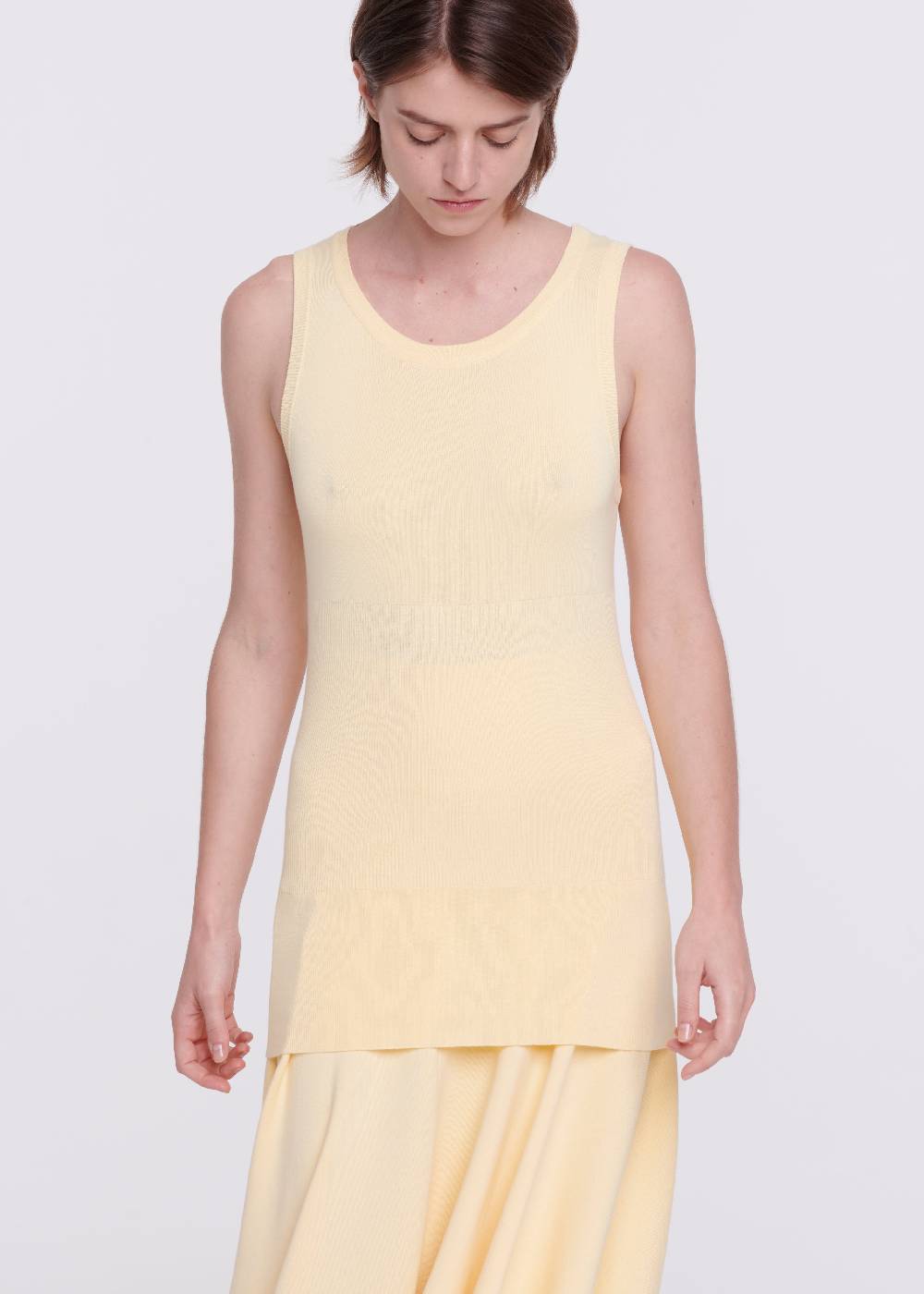 Plan C TOP IN MAGLIA COLOR ZABAIONE Nuovi prodotti