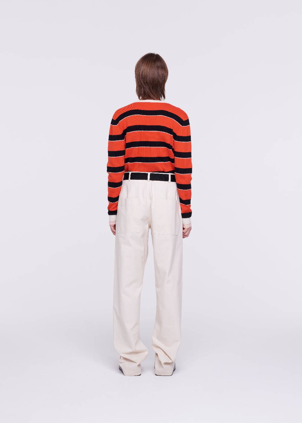 Plan C PANTALONI COLOR CREMA Comprane uno, ottenene uno gratis