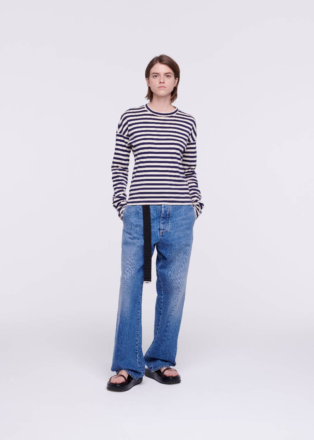 Plan C T-SHIRT A RIGHE DRAPPEGGIATA Super Saving Price
