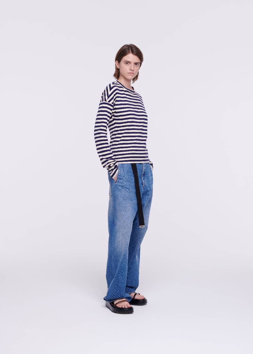 Plan C T-SHIRT A RIGHE DRAPPEGGIATA Super Saving Price